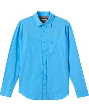 Mountain Khakis Rivers Long Sleeve Woven Shirt - Blue