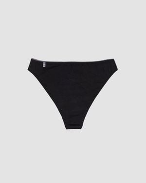 Oddobody Organic Cotton Mid-Rise French Cut - Black
