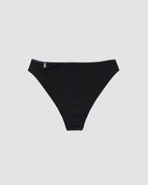 Oddobody Organic Cotton Mid-Rise French Cut - Black