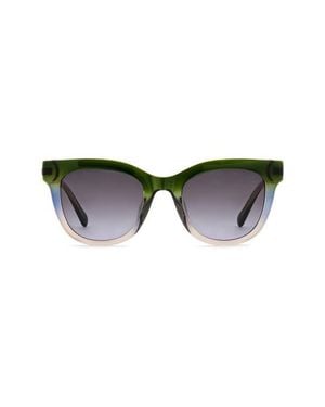 Fossil 51Mm Gradient Cat Eye Sunglasses - Black