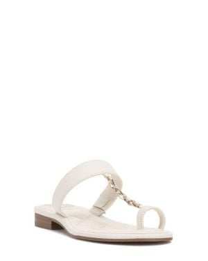 Vince Camuto Lexie Toe Loop Sandal - White