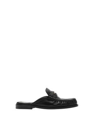 Burberry Cadet Loafer Mule - Black