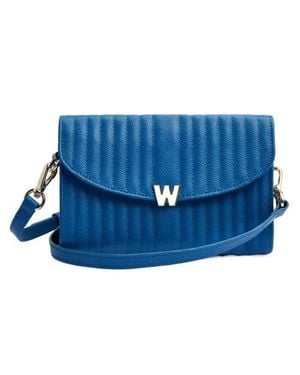 Wolf Mimi Crossbody Bag With Wristlet - Blue