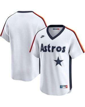 Nike Houston Astros Throwback Cooperstown Collection Limited Jersey - Blue