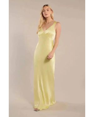 Rewritten Amelia V-Neck Dress - Natural