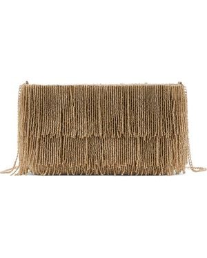 MANGO TEEN Beaded Clutch - Metallic