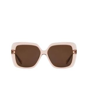 Mohala Eyewear Lani Polarized Contourbridge Square Sunglasses - Brown