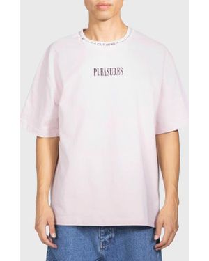 Pleasures Cut Here Heavyweight Graphic T-Shirt - White