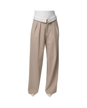 JLUXLABEL Command Pleat Trouser - Gray