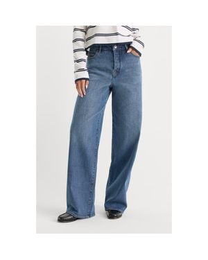 GOOD AMERICAN Vintage Wide Leg Jeans - Blue