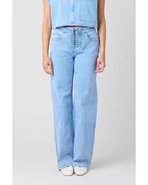 TT Studios Mikey Lace Up Jean - Blue