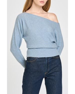 Wayf Annelisa Boatneck Sweater - Blue