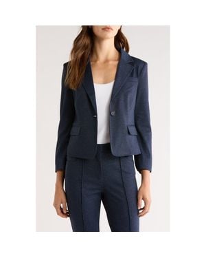 Halogen® Easy Single Breasted Blazer - Blue
