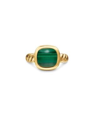 David Yurman Mercer Stone Ring - Green