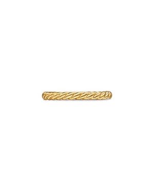 David Yurman Unity Cable Band Ring - Natural