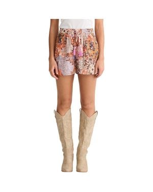 Talisman the Label Odyssey Floral Drawstring Shorts - Pink