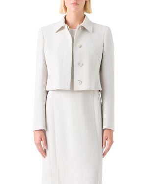 Akris Helios Short Jacket - Gray