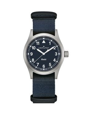 Hamilton Khaki Field Nato Strap Watch, 38Mm - Black