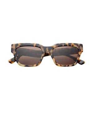 Freyrs Eyewear Hayden Rectangular Sunglasses - Brown