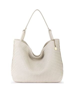 The Sak Los Feliz Large Tote Leather Bag - Natural