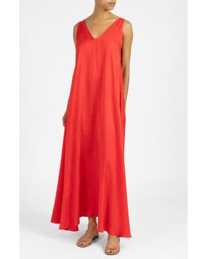 Santorelli Lucinda Relaxed Maxi Dress - Red