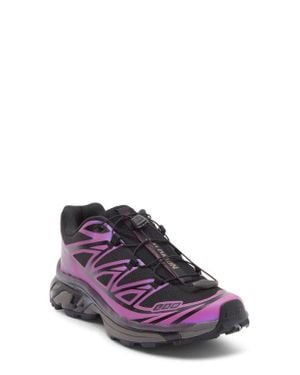 Salomon Gender Inclusive Xt-6 Iridescent Trail Shoe - Purple