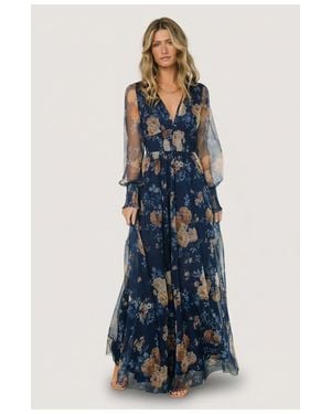Baltic Born Layla Tulle Maxi Dress - Blue