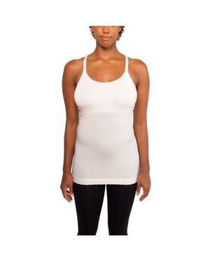 Modern Eternity Maternity Modern Eternity Ava Maternity And Nursing Racer Back Nursing Tank - White