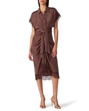 Steve Madden Tori Shirtdress - Red