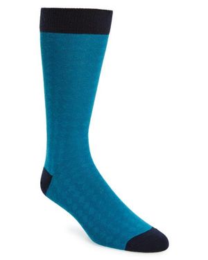 Ted Baker Oakwood Geometric Socks - Blue