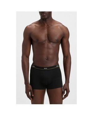 BOSS Assorted 5-Pack Essential Stretch Cotton Trunks - Brown