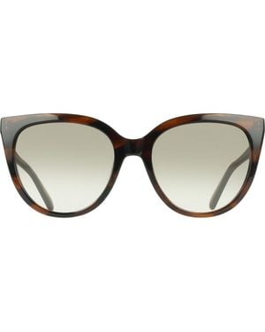 Ferragamo 56Mm Gradient Cat Eye Sunglasses - Brown