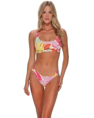 Sunsets Brandi Bralette Bikini Swimsuit Top - Orange