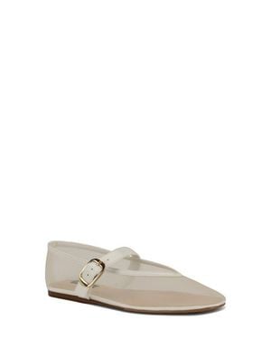 Nine West Vanceen Mary Jane Flat - White