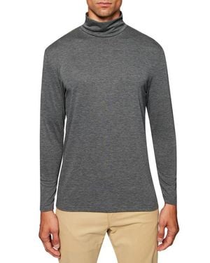 Con.struct Mock Neck Long Sleeve Shirt - Gray