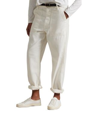 Polo Ralph Lauren Straight Leg Cotton Sateen Pants - Natural