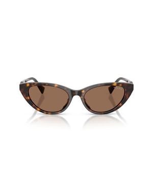 Ralph 53Mm Gradient Cat Eye Sunglasses - Brown