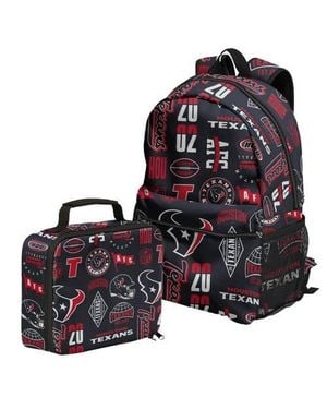 Outerstuff Houston Texans Backpack And Lunchbox Set - Blue