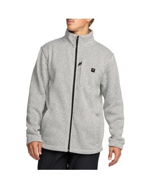 Billabong Boundary Fleece Zip Jacket - Gray