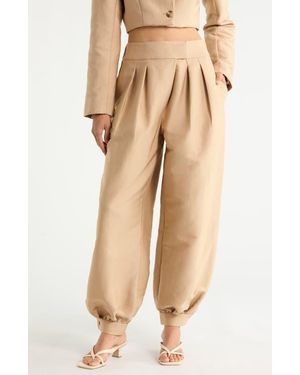 AFRM Berner Twill Balloon Pants - Natural