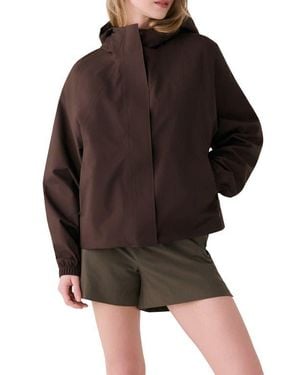 Lolë Aliz Waterproof Rain Jacket - Brown