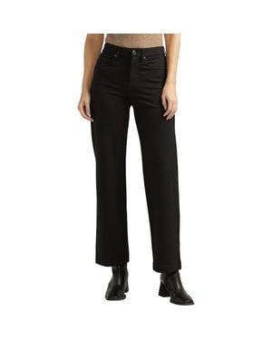 Jag Sophia High Waist Wide Leg Jeans - Black