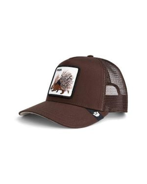 Goorin Bros Prick Embroidered Patch Twill Trucker Hat - Brown