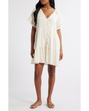 Rip Curl Desert Dreams Free Button Front Dress - Natural