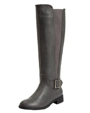 Comfortview The Milan Wide Calf Boot - Gray