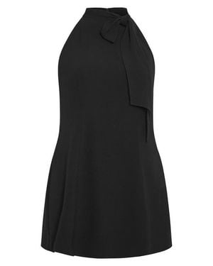 City Chic Karter Bow Sheath Dress - Black