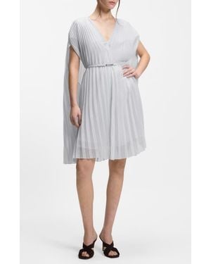 BOSS Doplisse Cape Belted Dress - Multicolor