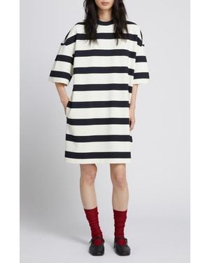MM by Max Mara Mela Stripe T-Shirt Dress - Multicolor