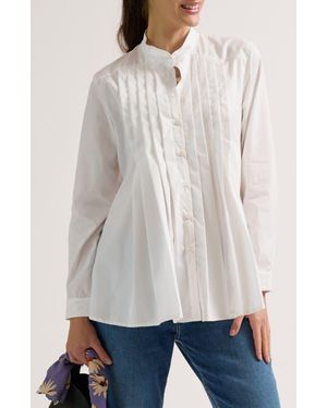 Cache Coeur Ika Maternity & Nursing Shirt - White