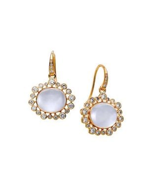 Syna Aura Halo Earrings - Metallic
